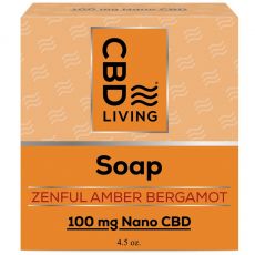 CBD Living - CBD Soap - Zenful Amber Bergamot